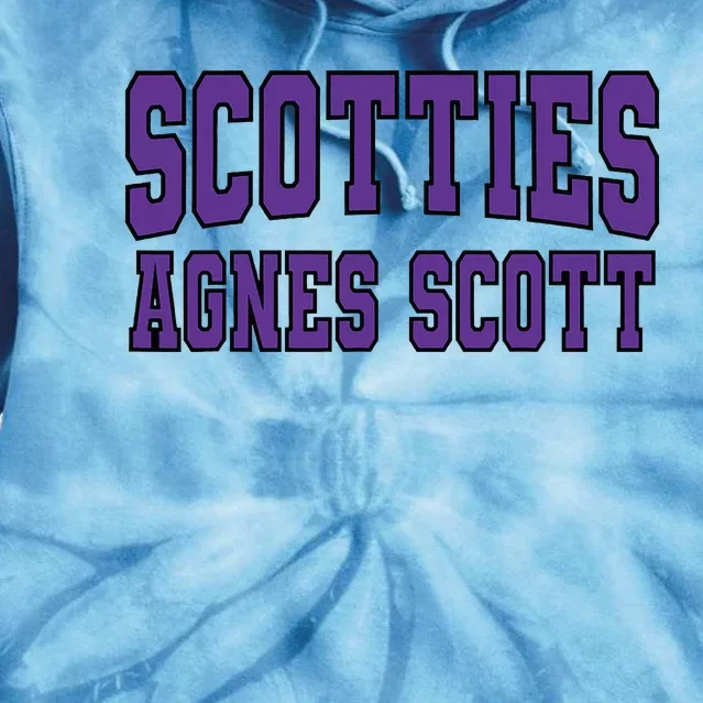 Scotties Agnes Scott Tie Dye Hoodie