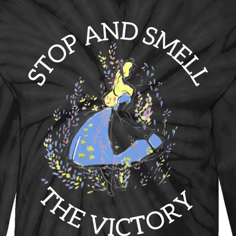 Stop And Smell The Victory Matching Team Tie-Dye Long Sleeve Shirt