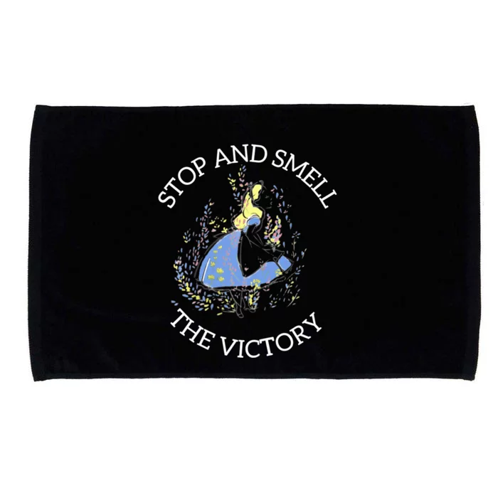 Stop And Smell The Victory Matching Team Microfiber Hand Towel