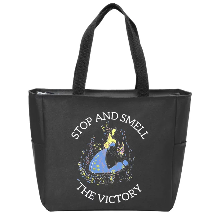 Stop And Smell The Victory Matching Team Zip Tote Bag