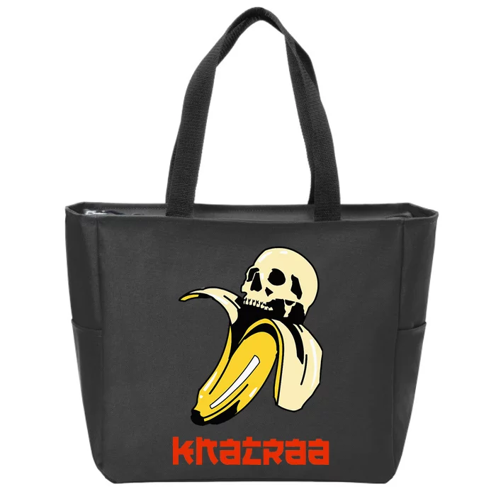 Skeletal Appeal Zip Tote Bag