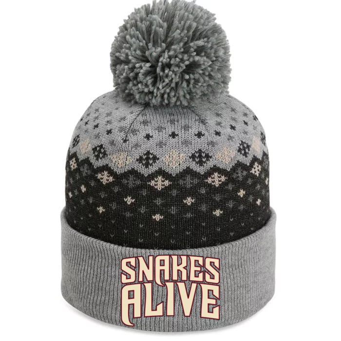 Snakes Alive The Baniff Cuffed Pom Beanie