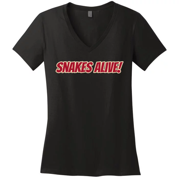 Snakes Alive Women's V-Neck T-Shirt