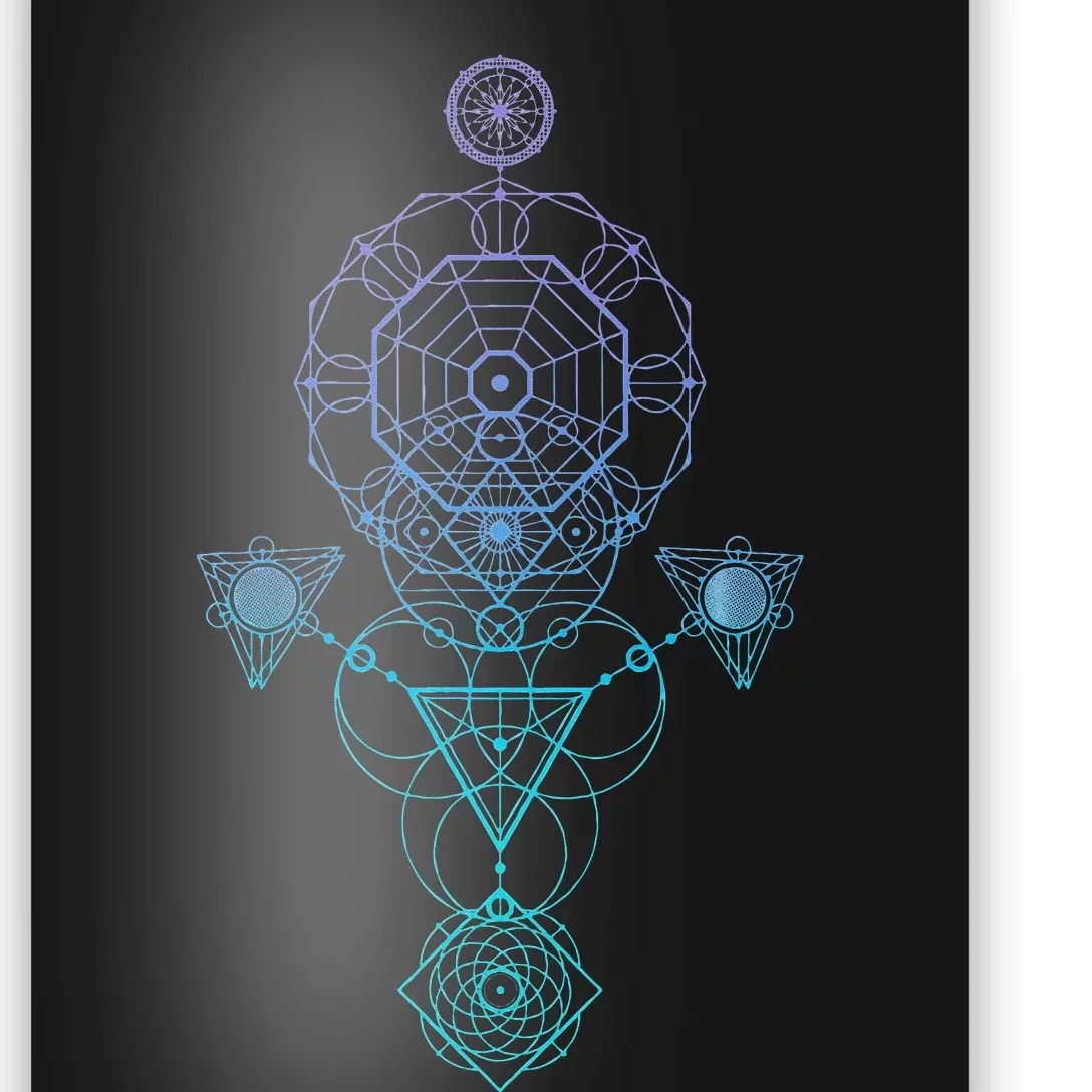 Starseed Activation Sacred Geometry Poster