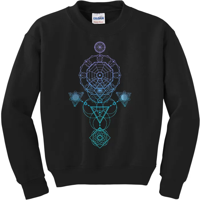 Starseed Activation Sacred Geometry Kids Sweatshirt