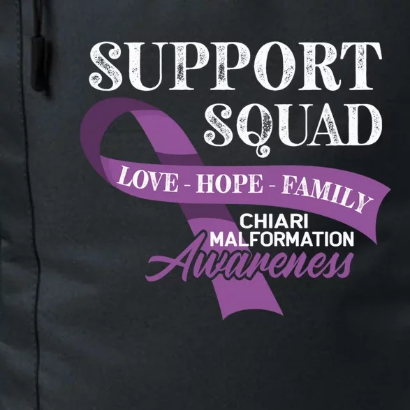 Support Awareness Squad I CM Cerebellum Chiari Malformation Daily Commute Backpack