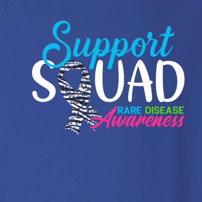 Support Awareness Squad I Zebra Ribbon I Rare Diseases Toddler Long Sleeve Shirt