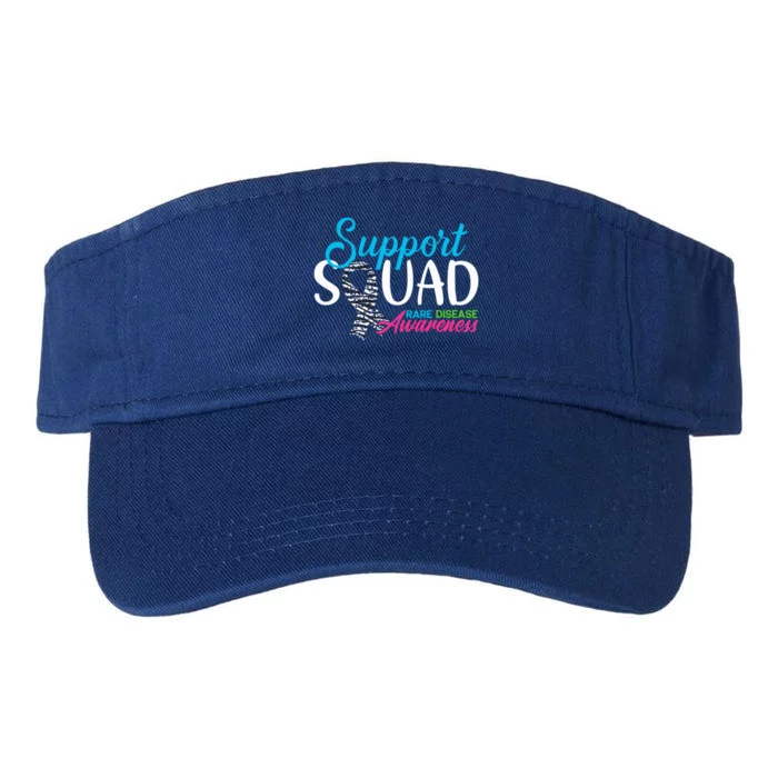 Support Awareness Squad I Zebra Ribbon I Rare Diseases Valucap Bio-Washed Visor