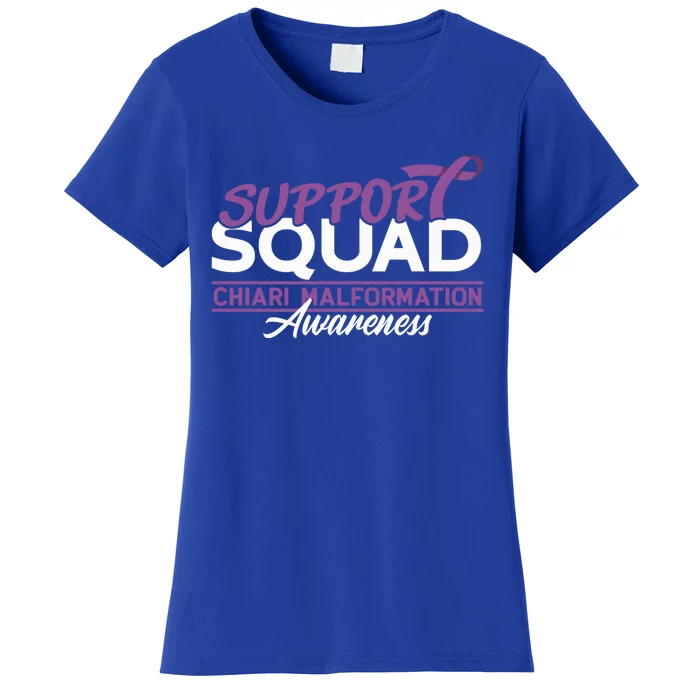 Support Awareness Squad I CM Cerebellum Chiari Malformation Women's T-Shirt