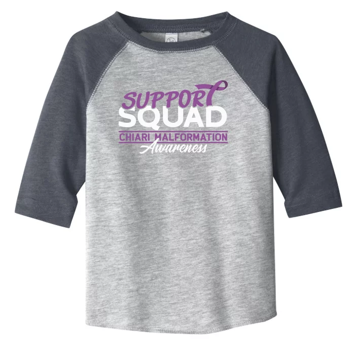 Support Awareness Squad I CM Cerebellum Chiari Malformation Toddler Fine Jersey T-Shirt