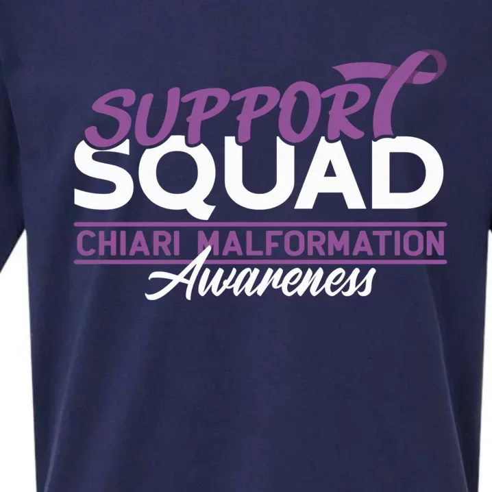 Support Awareness Squad I CM Cerebellum Chiari Malformation Sueded Cloud Jersey T-Shirt