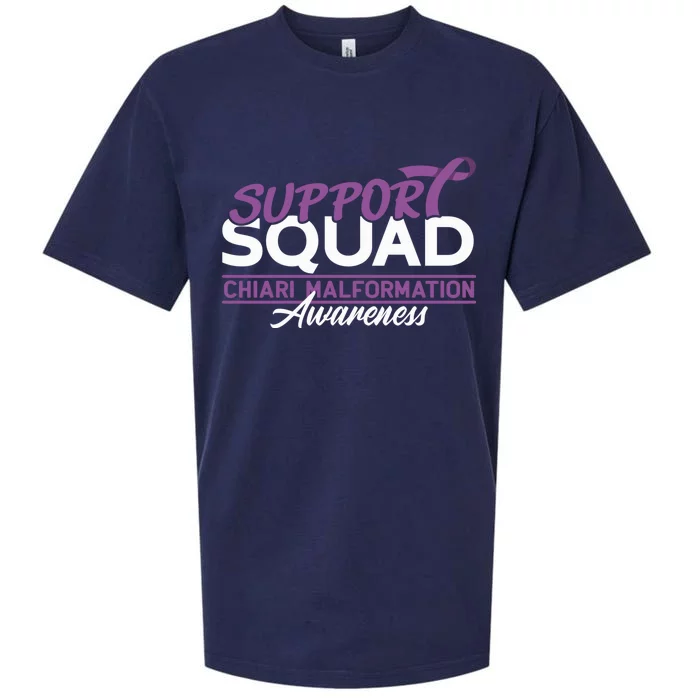 Support Awareness Squad I CM Cerebellum Chiari Malformation Sueded Cloud Jersey T-Shirt