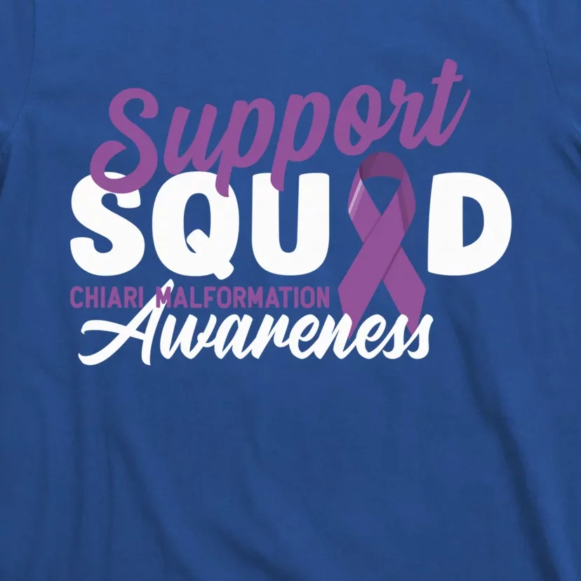 Support Awareness Squad I CM Cerebellum Chiari Malformation T-Shirt