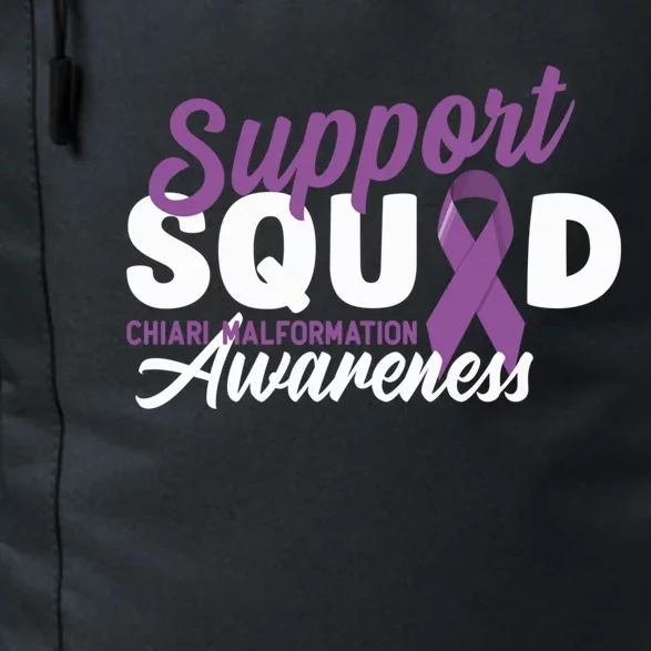 Support Awareness Squad I CM Cerebellum Chiari Malformation Daily Commute Backpack