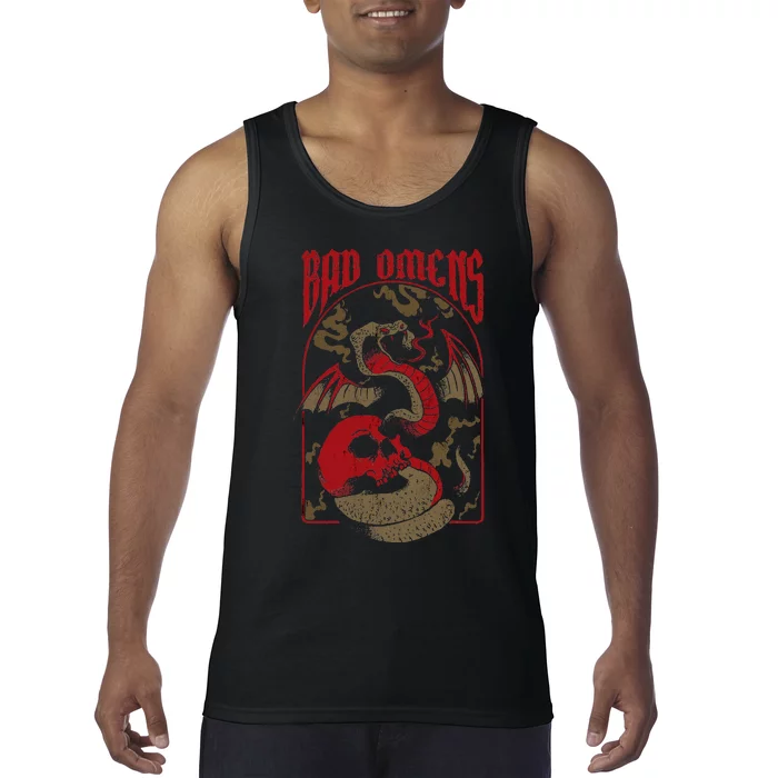 Snake And Skull Tank Top