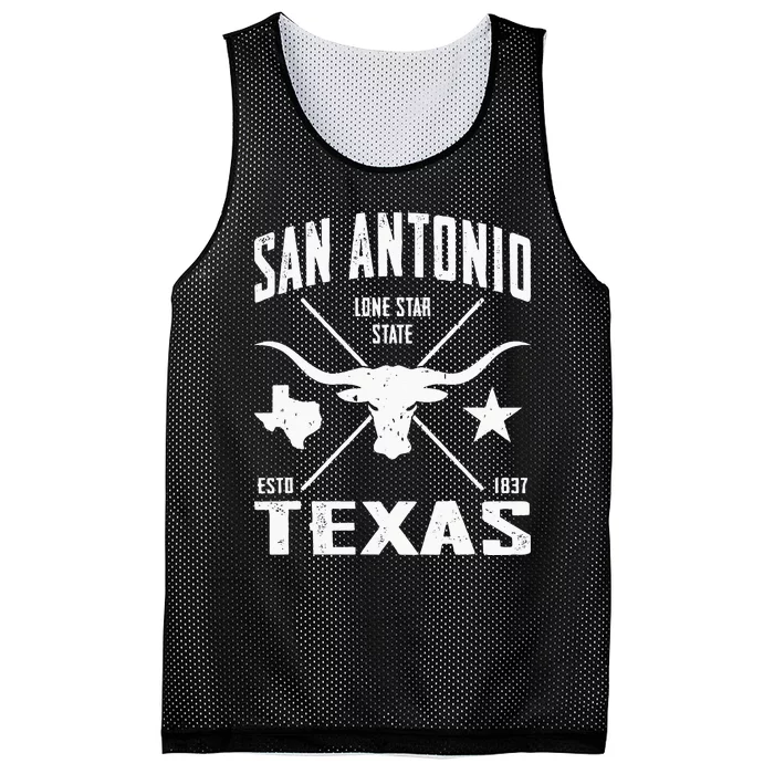 San Antonio Mesh Reversible Basketball Jersey Tank