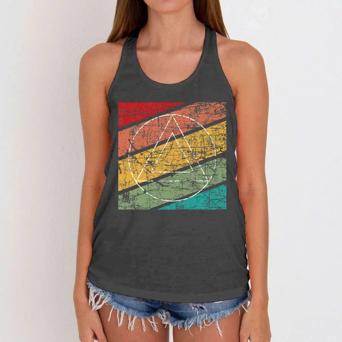 Sobriety Anniversary Sober Aa Na Recovery Women's Knotted Racerback Tank