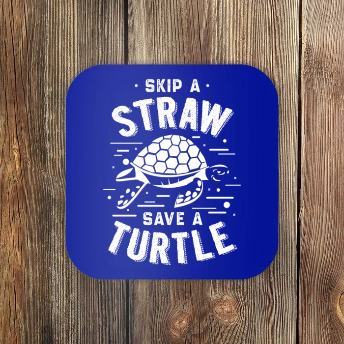 Skip A Straw Save A Turtle Gift For Ocean Animal Lovers Great Gift Coaster