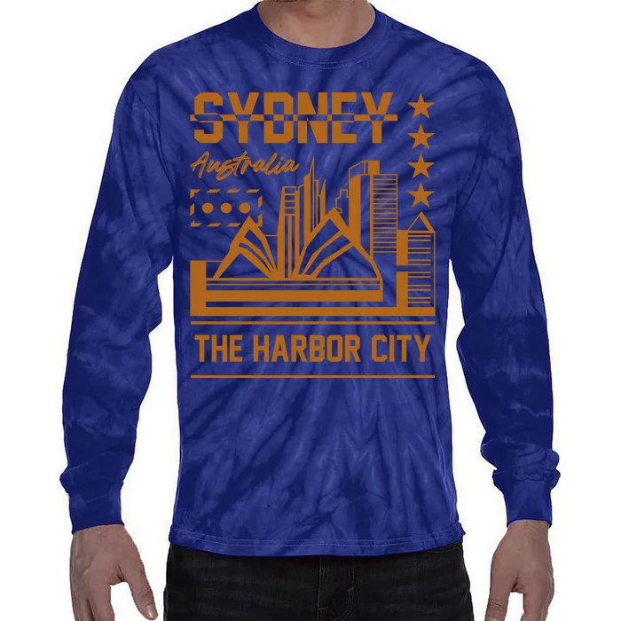 Sydney Australia Tie-Dye Long Sleeve Shirt