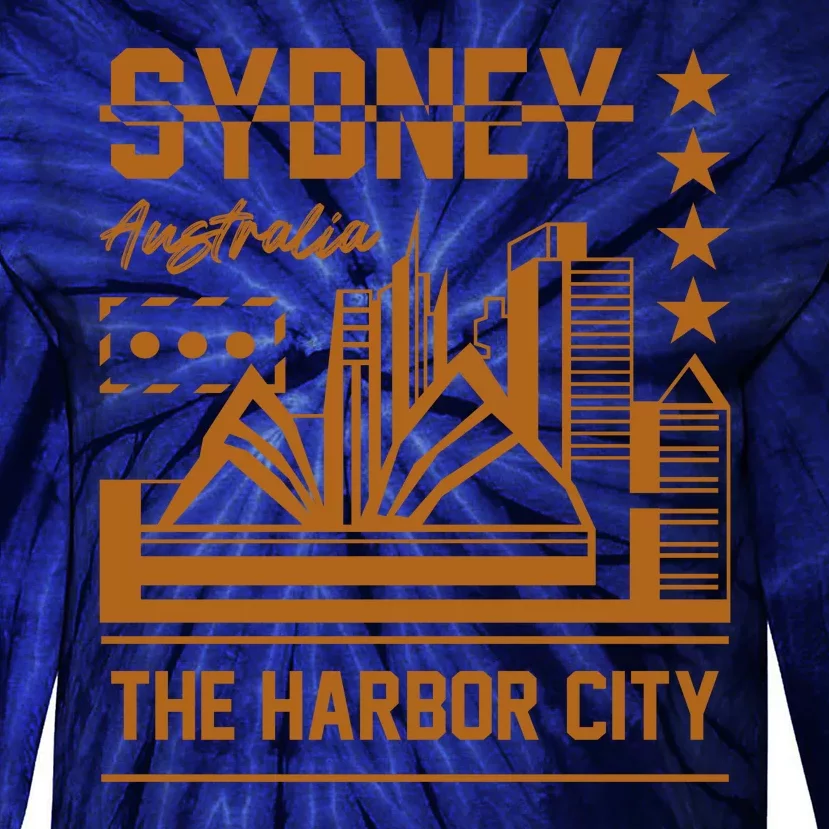 Sydney Australia Tie-Dye Long Sleeve Shirt