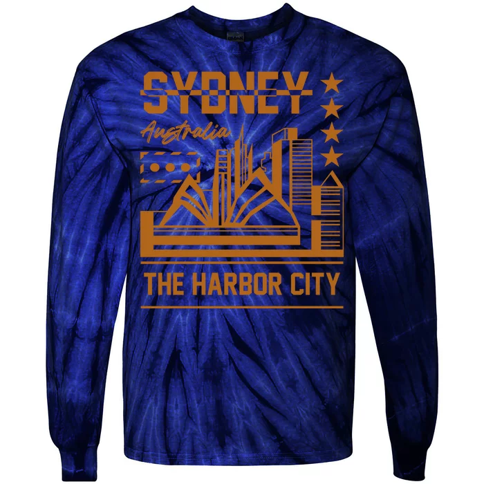 Sydney Australia Tie-Dye Long Sleeve Shirt