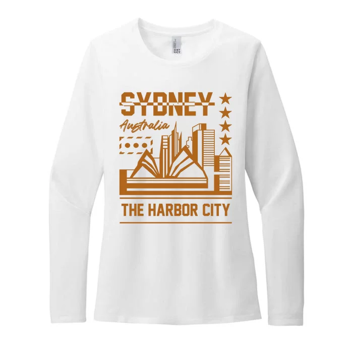 Sydney Australia Womens CVC Long Sleeve Shirt