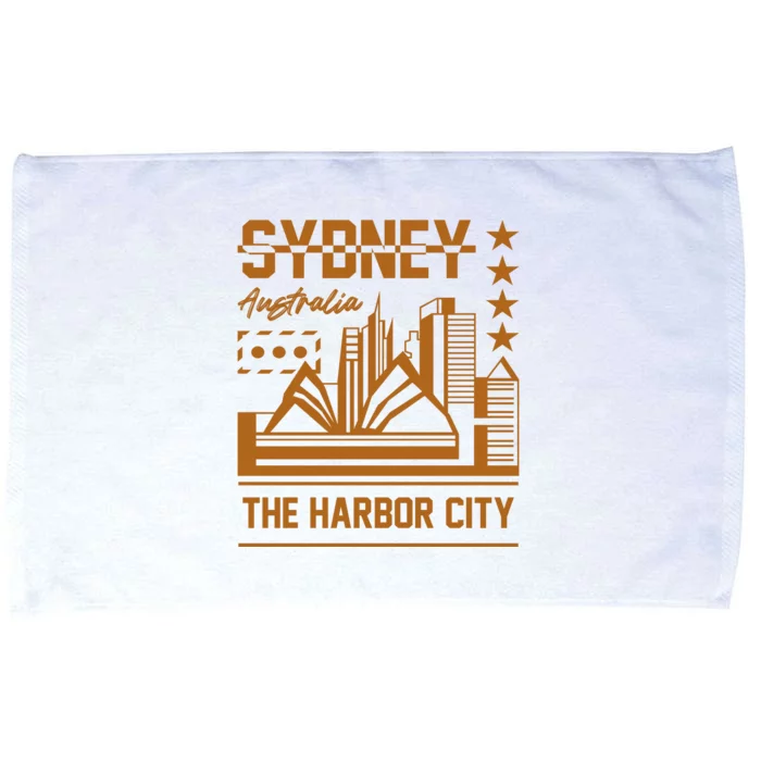 Sydney Australia Microfiber Hand Towel