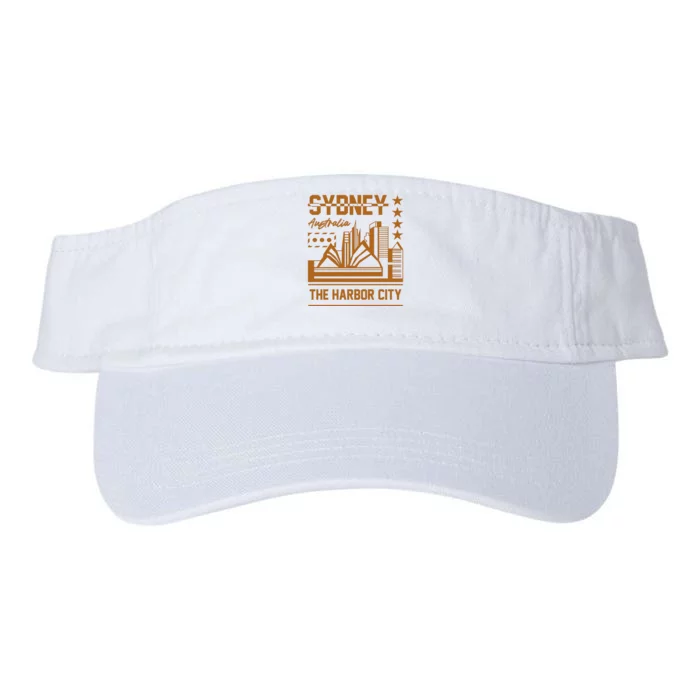 Sydney Australia Valucap Bio-Washed Visor