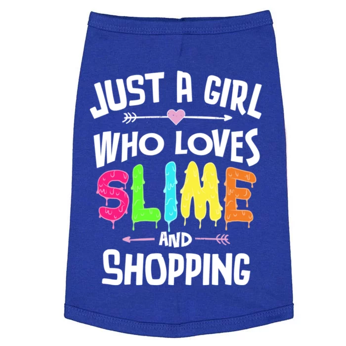 Slime And Shopping Funny Gift Funny Gift Doggie Tank