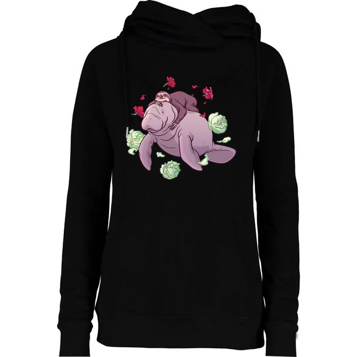 Spirit Animals Womens Funnel Neck Pullover Hood