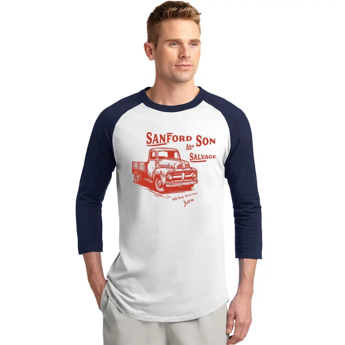 Sanford And Son Salvage Baseball Sleeve Shirt