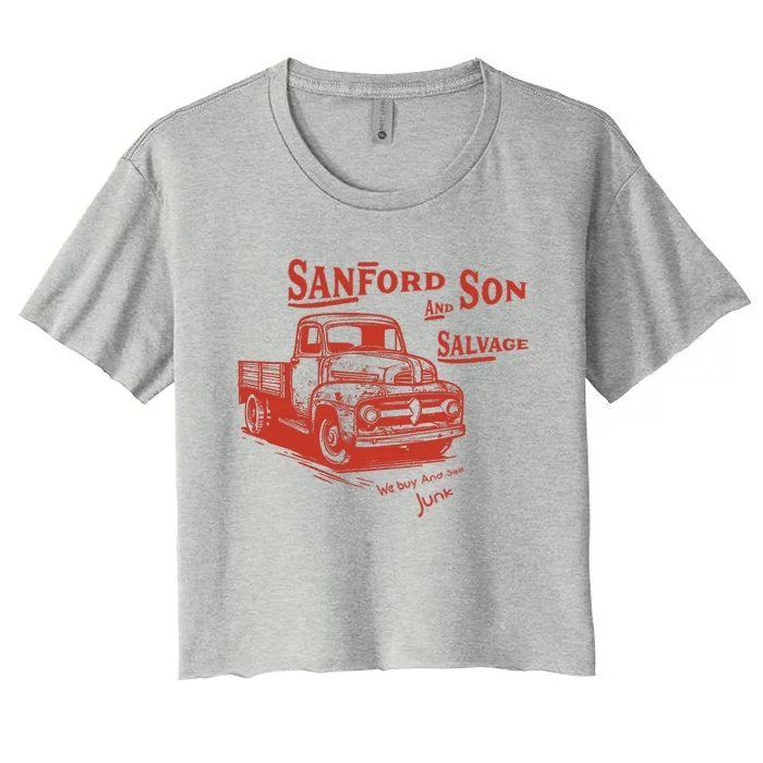 Sanford And Son Salvage Women's Crop Top Tee