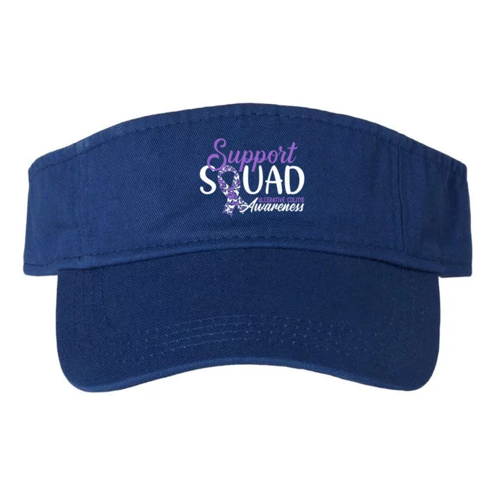 Support Awareness Squad I Ulcerative Colitis Ulcerosa Valucap Bio-Washed Visor