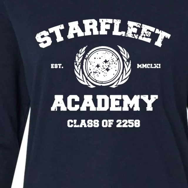 Starfleet Academy Womens Cotton Relaxed Long Sleeve T-Shirt