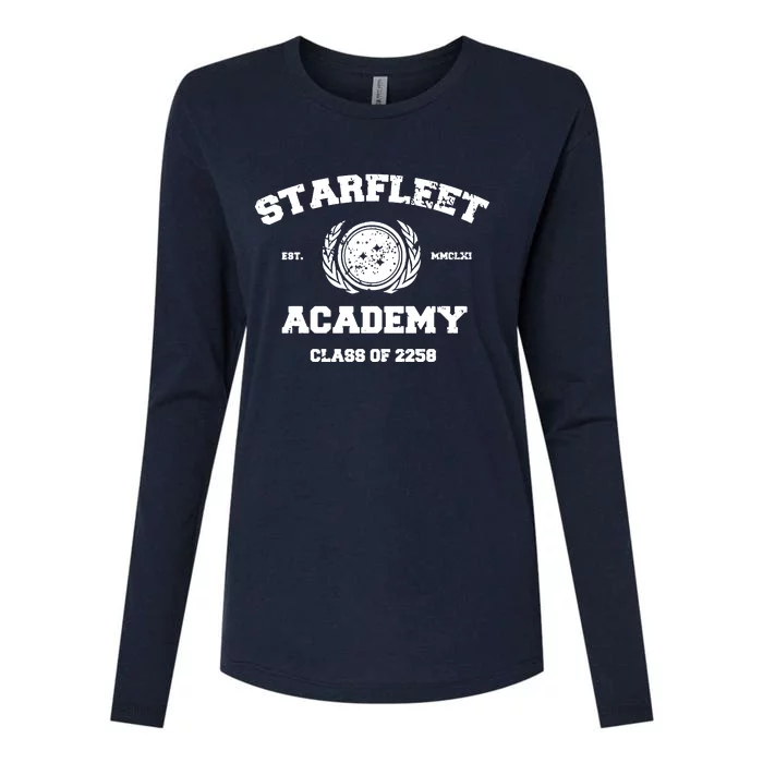 Starfleet Academy Womens Cotton Relaxed Long Sleeve T-Shirt