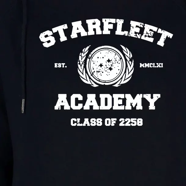 Starfleet Academy Womens Funnel Neck Pullover Hood