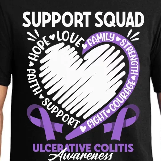 Support Awareness Squad I Ulcerative Colitis Ulcerosa Pajama Set