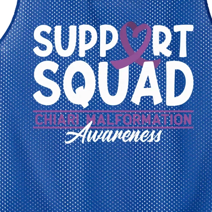 Support Awareness Squad I CM Cerebellum Chiari Malformation Mesh Reversible Basketball Jersey Tank