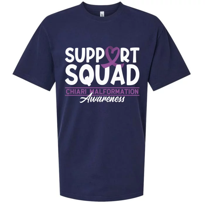 Support Awareness Squad I CM Cerebellum Chiari Malformation Sueded Cloud Jersey T-Shirt