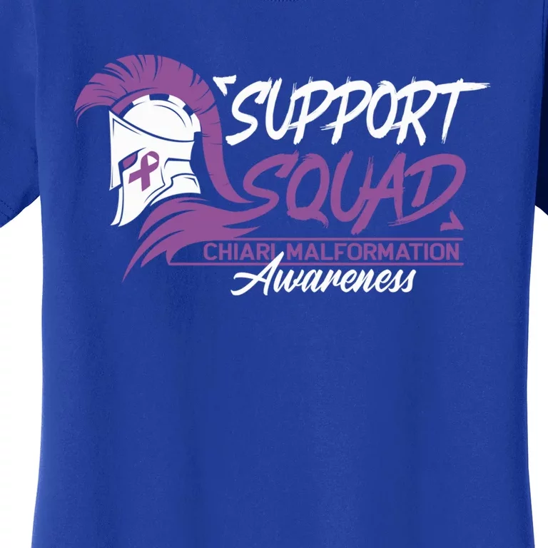 Support Awareness Squad I CM Cerebellum Chiari Malformation Women's T-Shirt