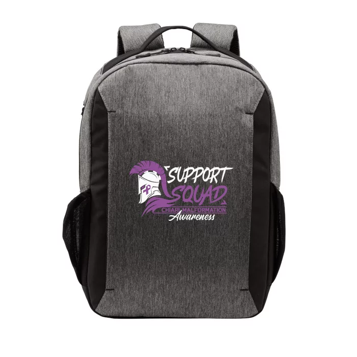 Support Awareness Squad I CM Cerebellum Chiari Malformation Vector Backpack