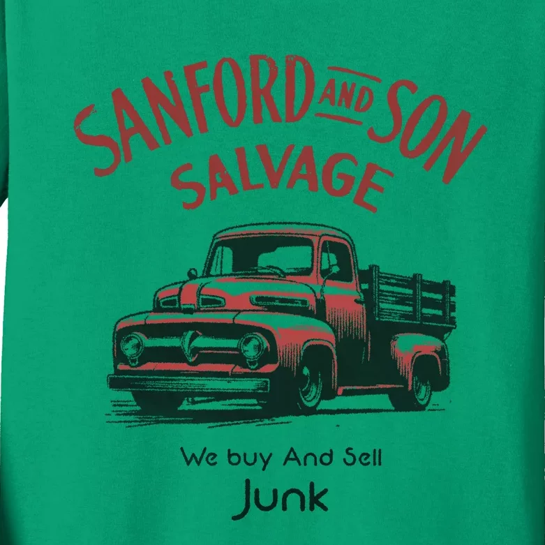 Sanford And Son Salvage Kids Long Sleeve Shirt