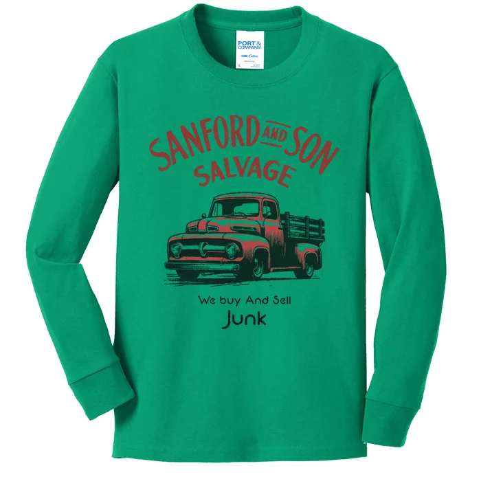 Sanford And Son Salvage Kids Long Sleeve Shirt