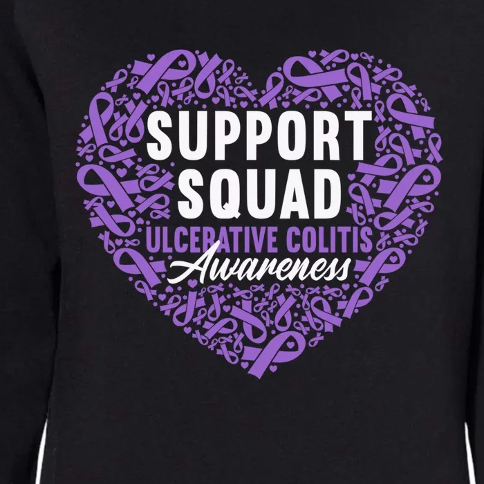 Support Awareness Squad I Ulcerative Colitis Ulcerosa Womens California Wash Sweatshirt