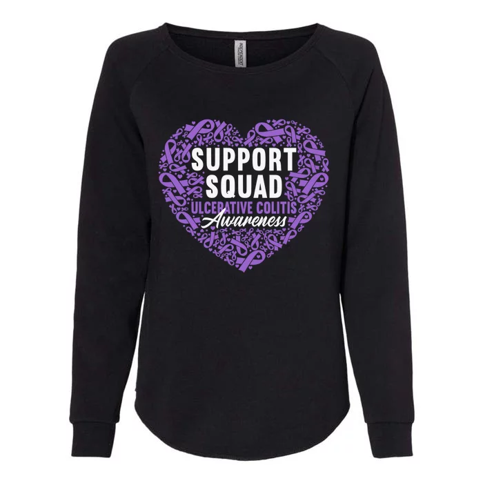 Support Awareness Squad I Ulcerative Colitis Ulcerosa Womens California Wash Sweatshirt