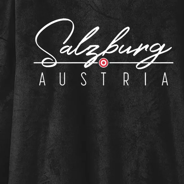 Salzburg Austria Hooded Wearable Blanket