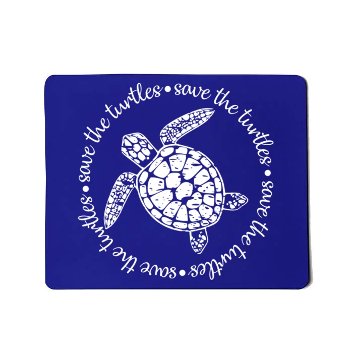 Skip A Straw Save A Turtle Cool Gift Mousepad