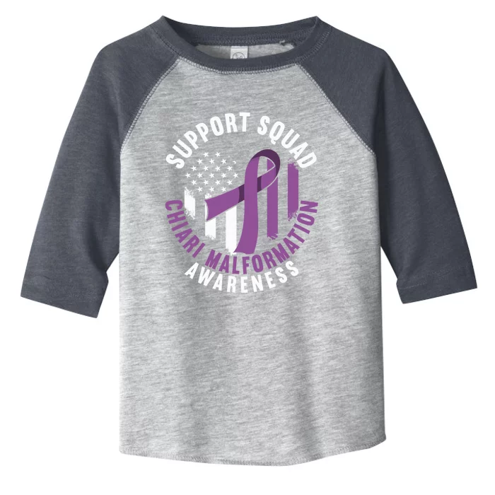 Support Awareness Squad I CM Cerebellum Chiari Malformation Toddler Fine Jersey T-Shirt