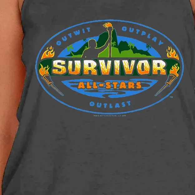 Survivor All Stars Women's Knotted Racerback Tank