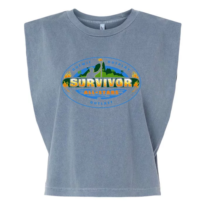 Survivor All Stars Garment-Dyed Women's Muscle Tee